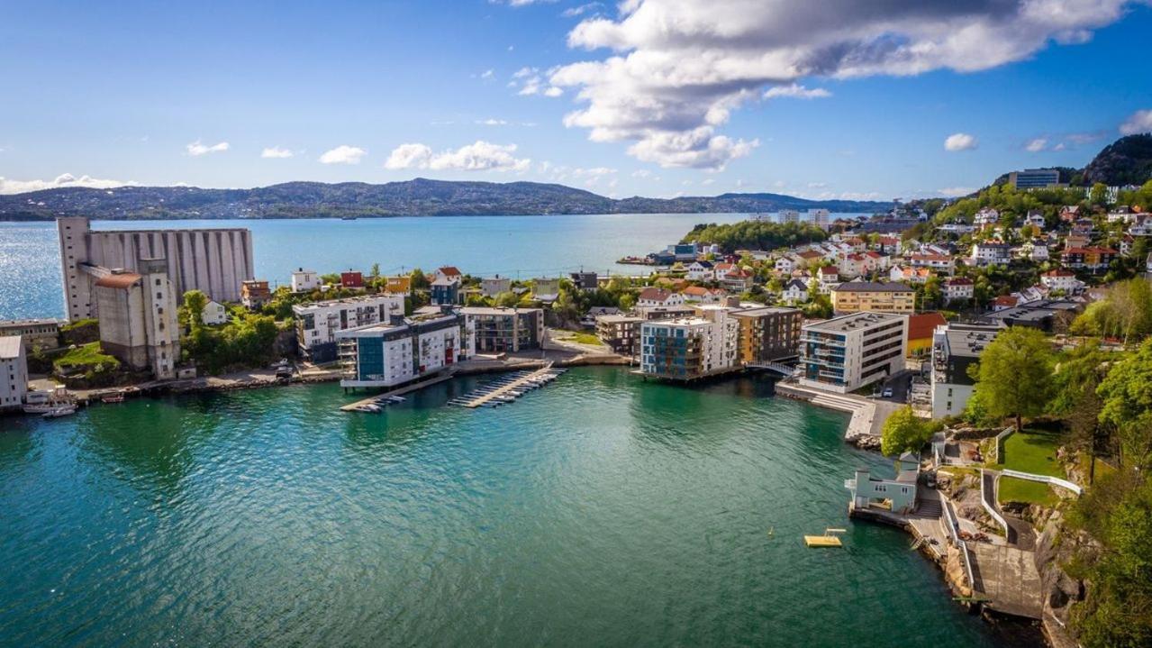 New Penthouse Apartment With Sea View In Bergen Centrum Exterior photo